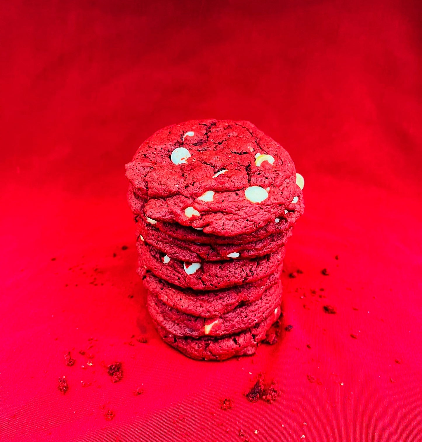 Red Velvet White Choc. Cookies